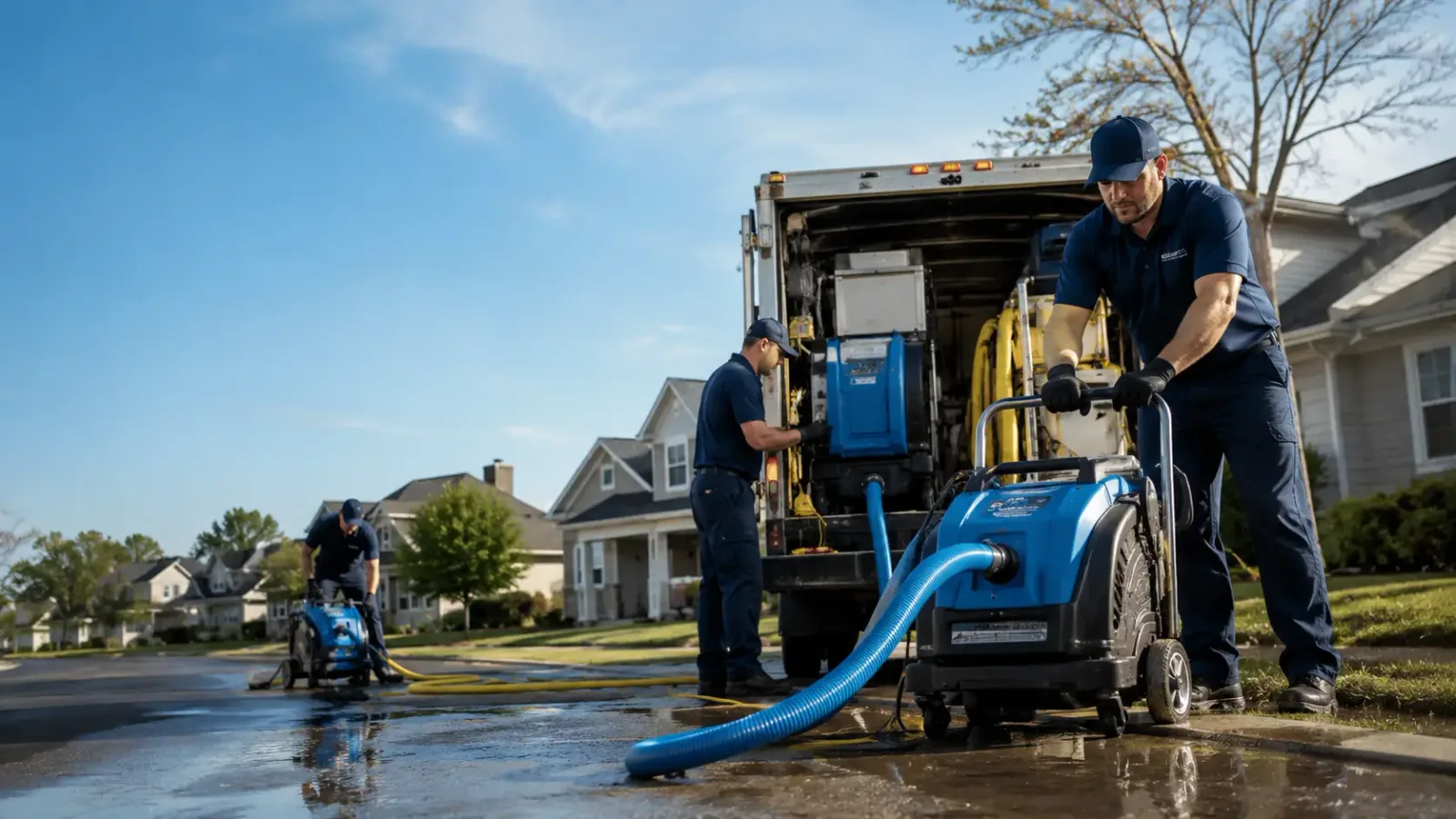 Flood Damage Cleanup in Broadway, OH